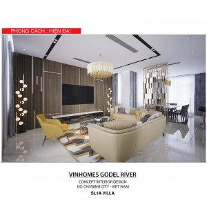 Cho thuê biệt thự Vinhomes Golden River nội thất hiện đại